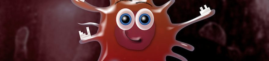 Cartoon of a Dendritic cell