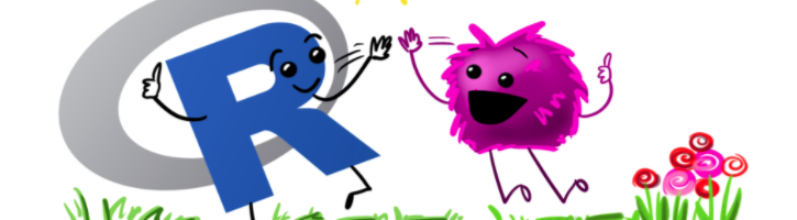 An R high-fiving