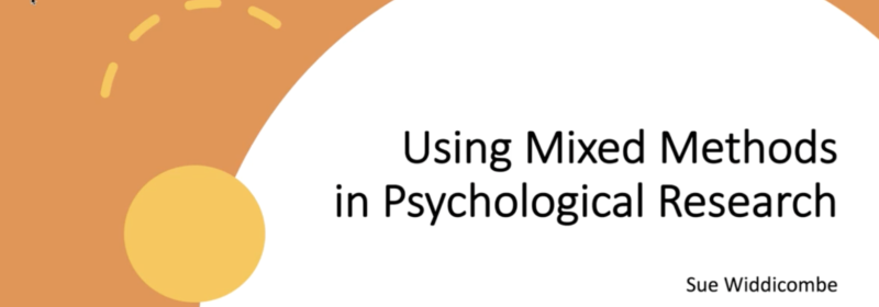 Using mixed methods in psychological research