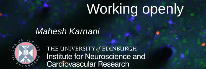 Working Openly: My experience with open publishing platforms