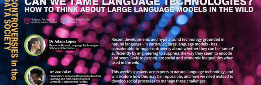 Can we tame language technologies?