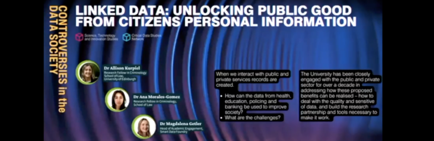 Linked Data: Unlocking public good from citizens personal information