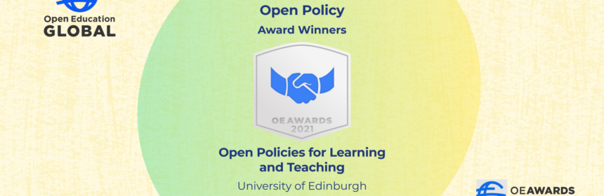 OE Global Open Policy Award banner