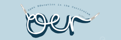 OER logo on a pale blue background