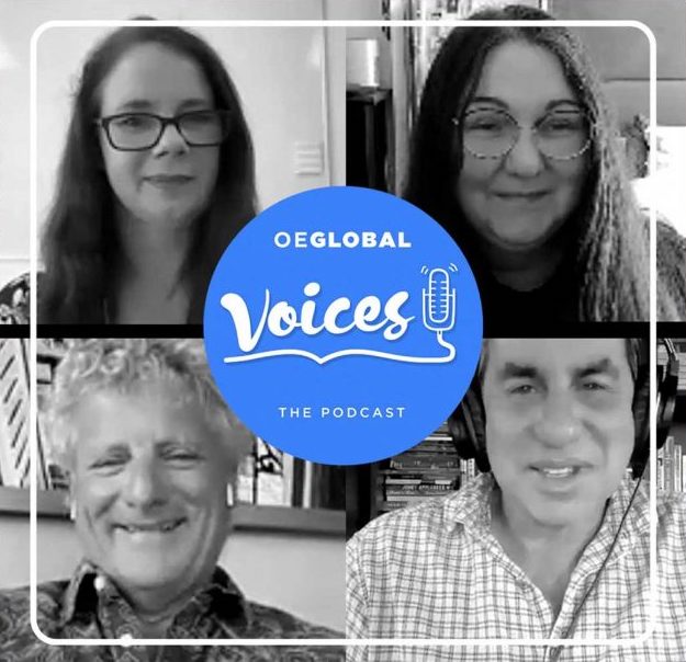 OEG Voices picture of Lorna Campbell, Charlie Farley, Alan Levine and Paul Stacey.