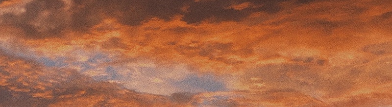 orange cloud in sunrise